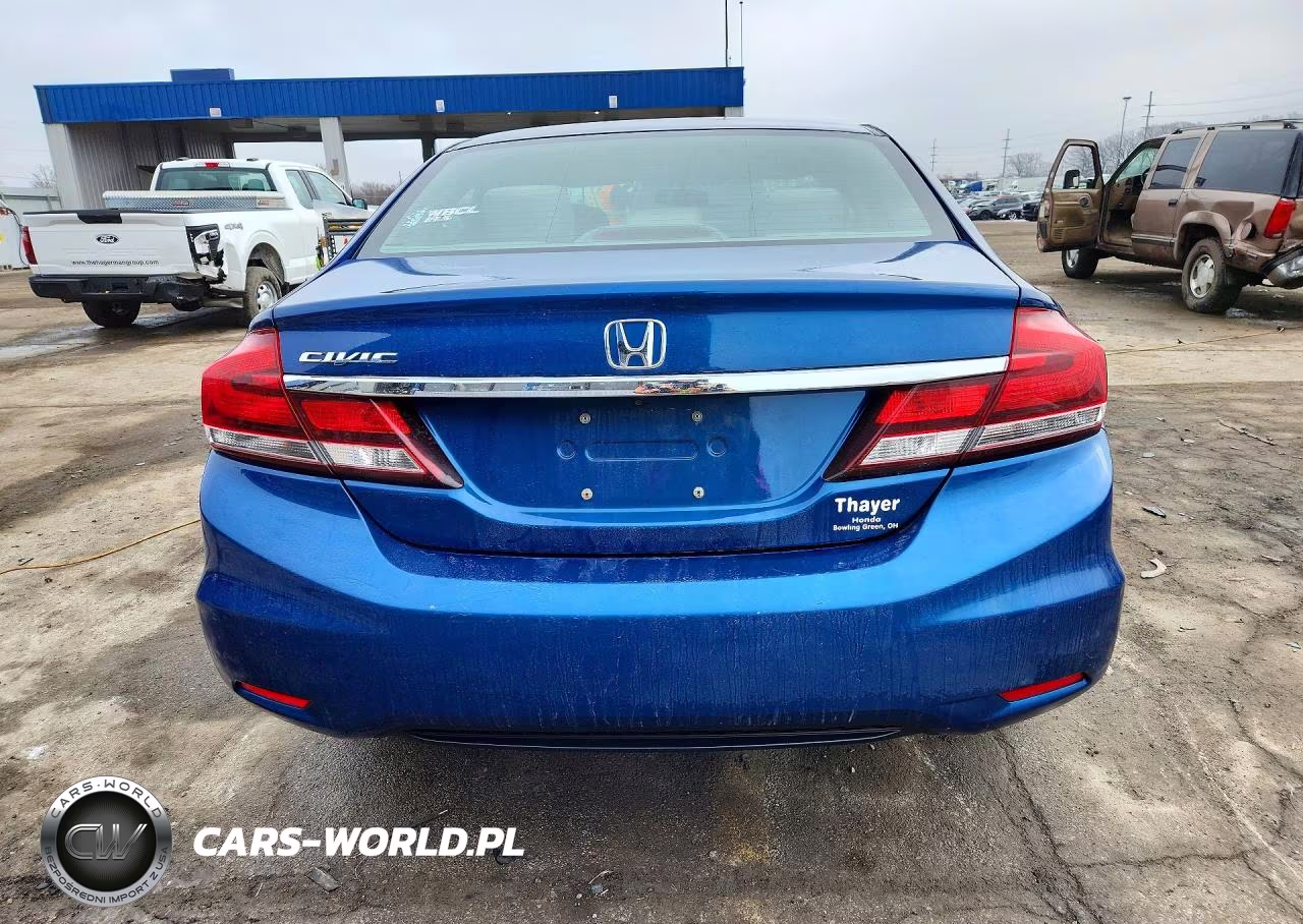 2013 Honda Civic Lx VIN:19XFB2F58DE011778 - 6