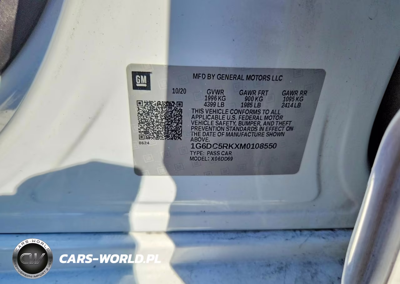 2021 Cadillac Ct4 Sport VIN:1G6DC5RKXM0108550 - 12