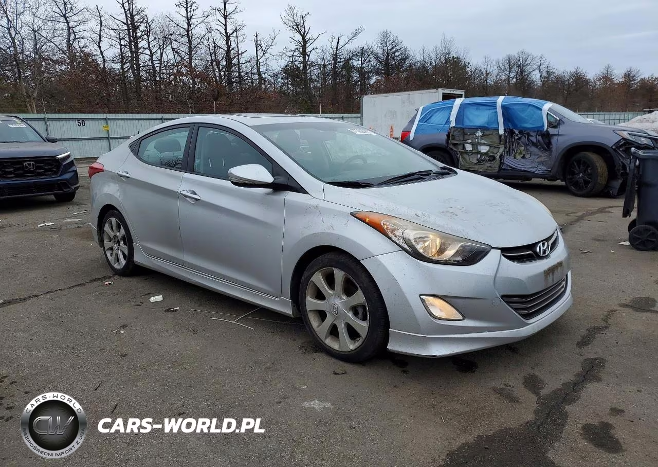 2013 Hyundai Elantra Gls VIN:KMHDH4AE4DU634952 - 4