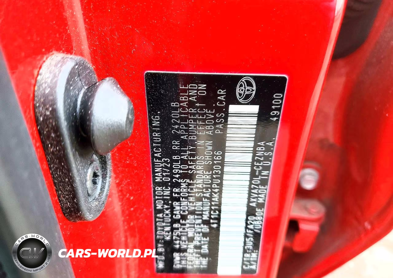 2023 Toyota Camry Le VIN:4T1C11AK4PU130166 - 12