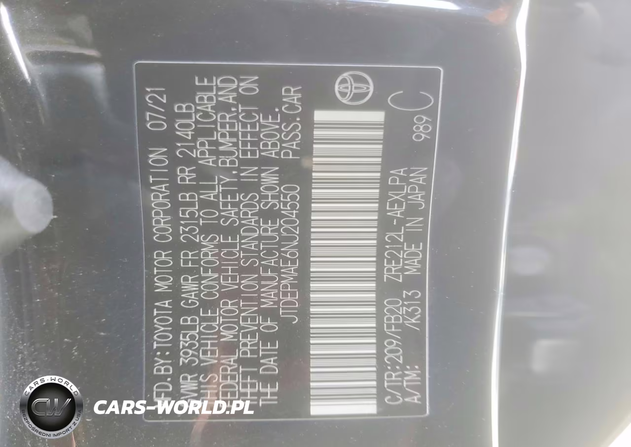 2022 Toyota Corolla Le VIN:JTDEPMAE6NJ204550 - 13