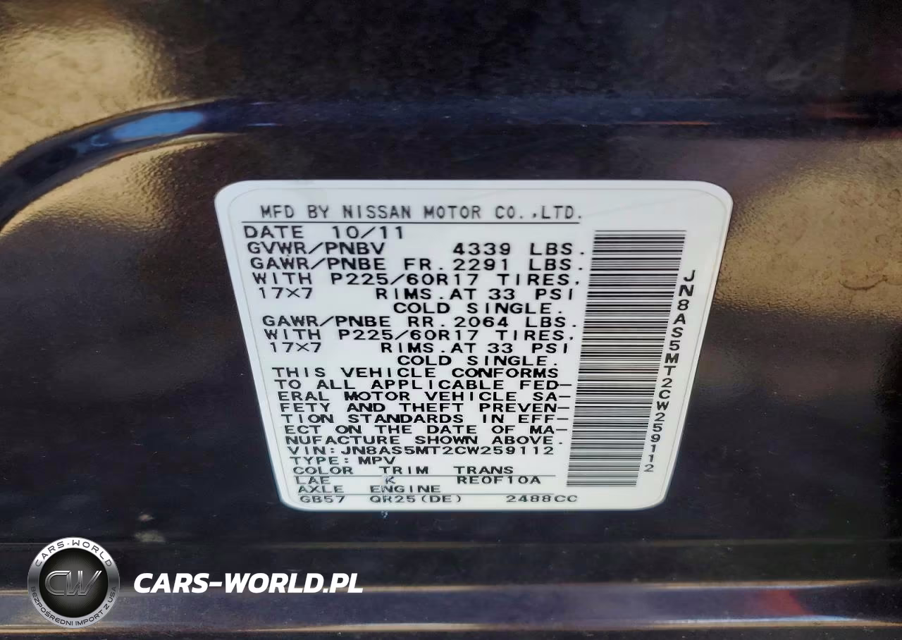 2012 Nissan Rogue S VIN:JN8AS5MT2CW259112 - 14