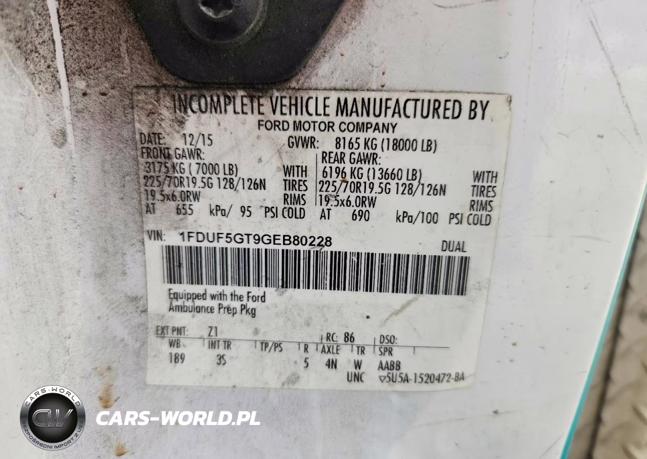 2016 Ford F550 Super Duty VIN:1FDUF5GT9GEB80228 - 13