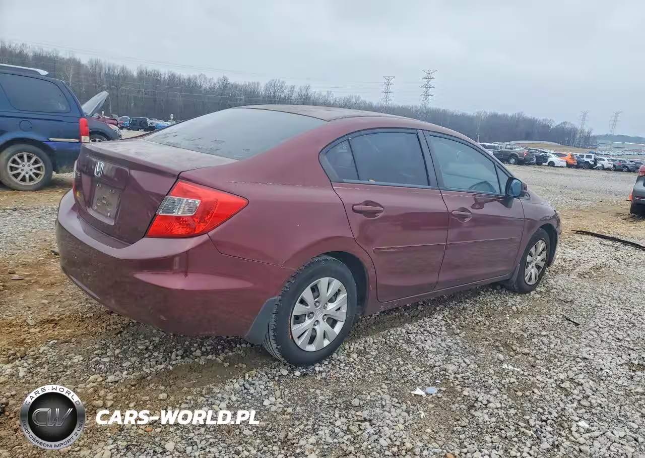 2012 Honda Civic Lx VIN:2HGFB2F59CH575248 - 3