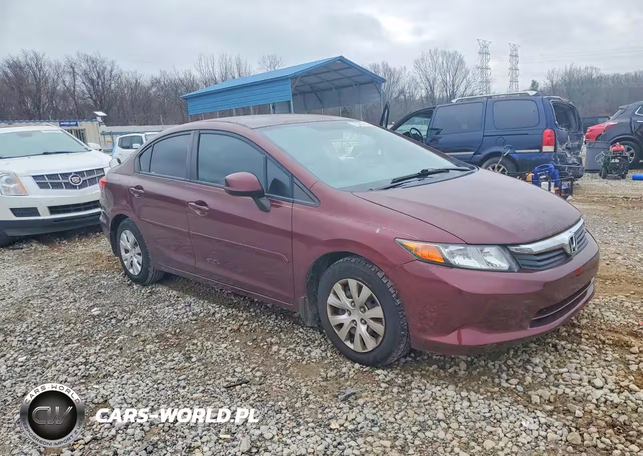 2012 Honda Civic Lx VIN:2HGFB2F59CH575248 - 4