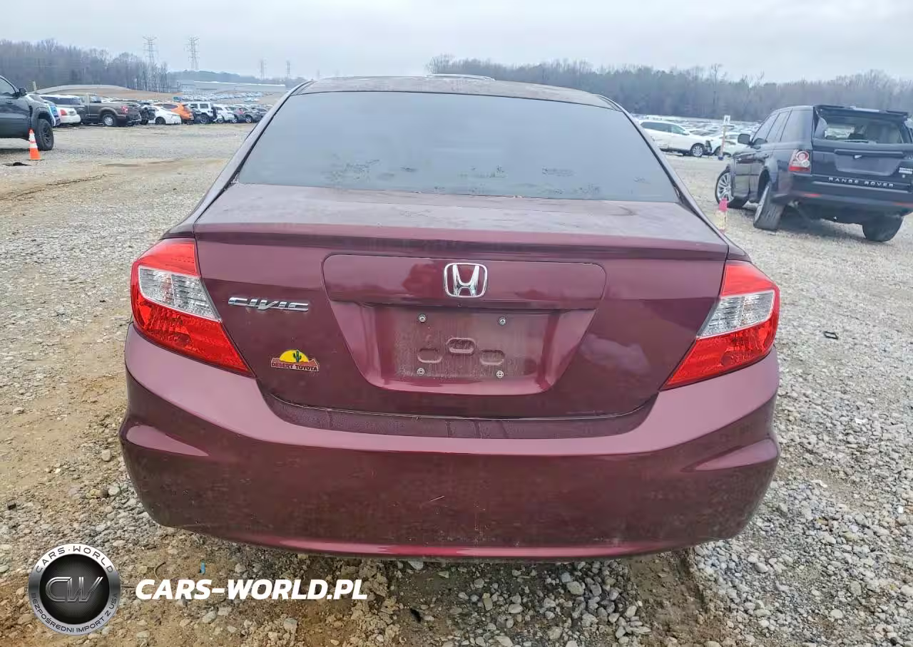 2012 Honda Civic Lx VIN:2HGFB2F59CH575248 - 6