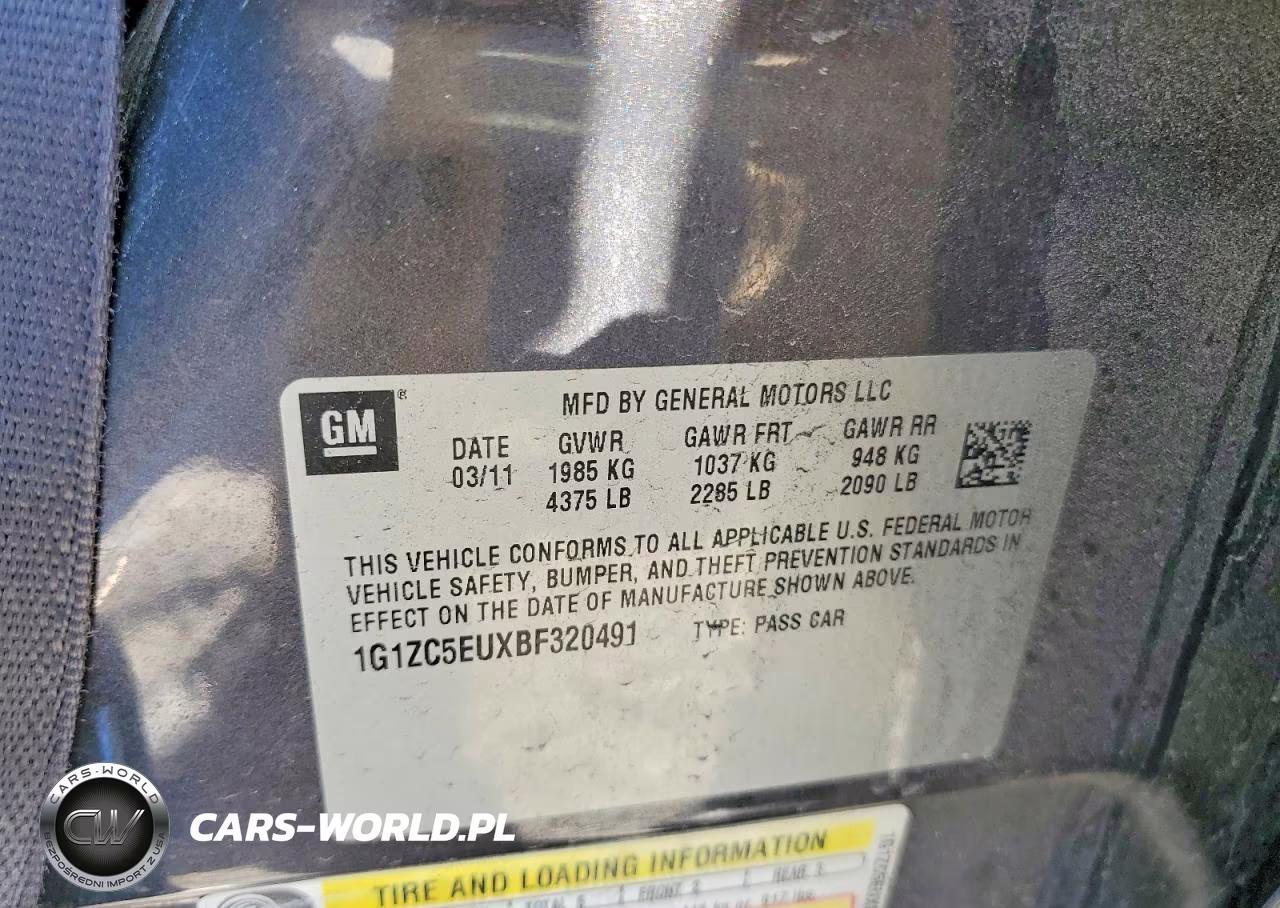 2011 Chevrolet Malibu 1Lt VIN:1G1ZC5EUXBF320491 - 12