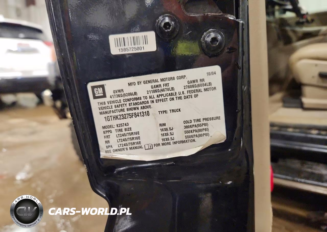 2005 GMC Sierra K2500 Heavy Duty VIN:1GTHK23275F841310 - 12