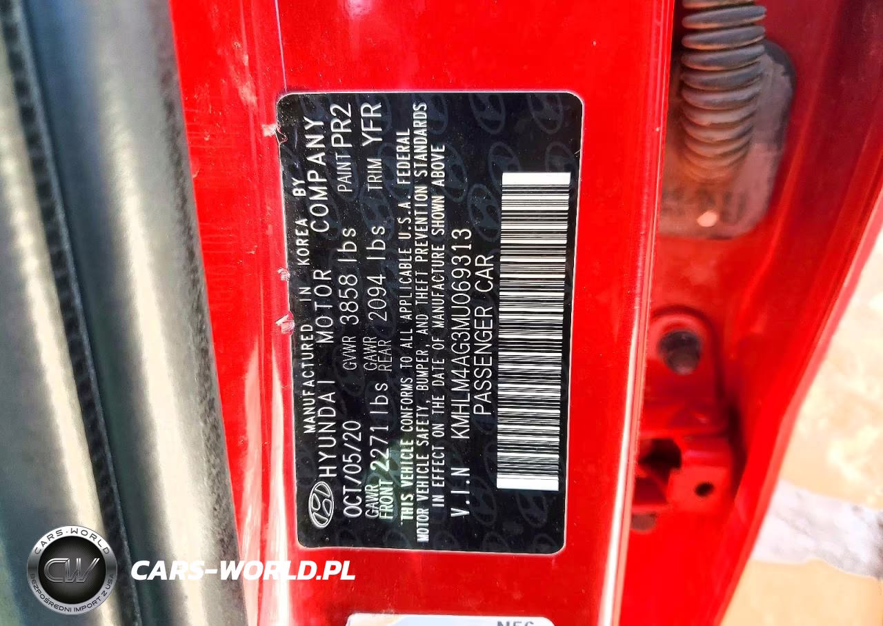 2021 Hyundai Elantra Sel VIN:KMHLM4AG3MU069313 - 12