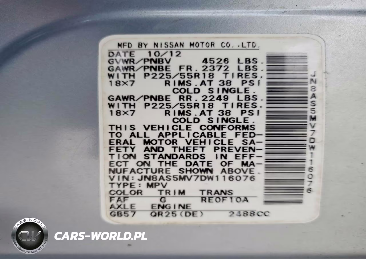2013 Nissan Rogue S VIN:JN8AS5MV7DW116076 - 14
