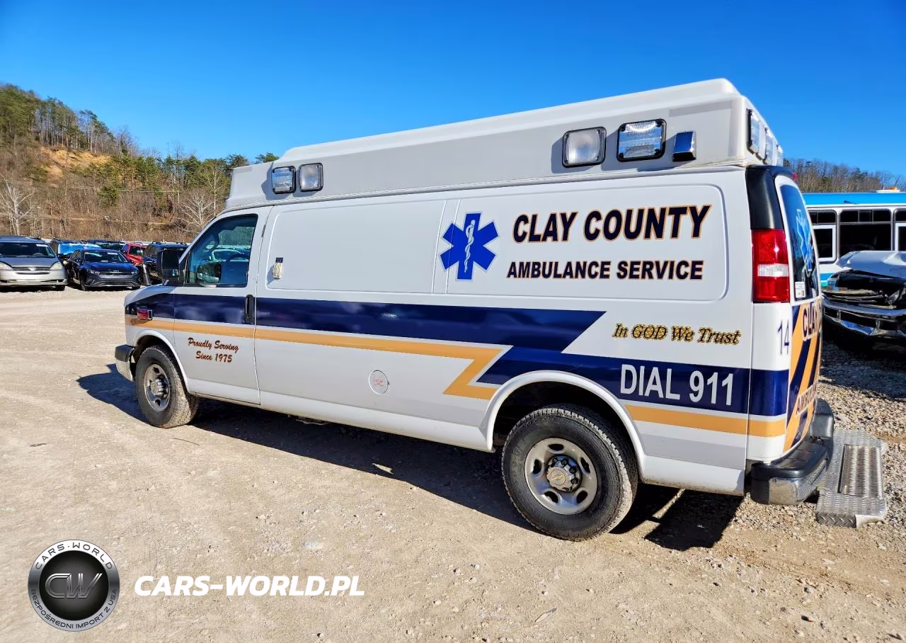 2021 Chevrolet Express Ambulance VIN:1GBZGHC73M1153809 - 2