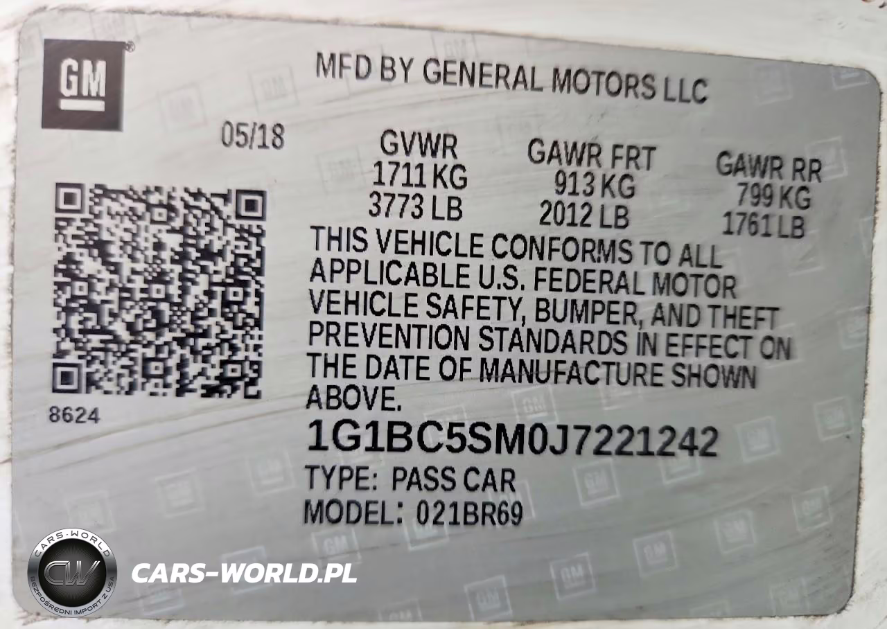 2018 Chevrolet Cruze Ls VIN:1G1BC5SM0J7221242 - 12