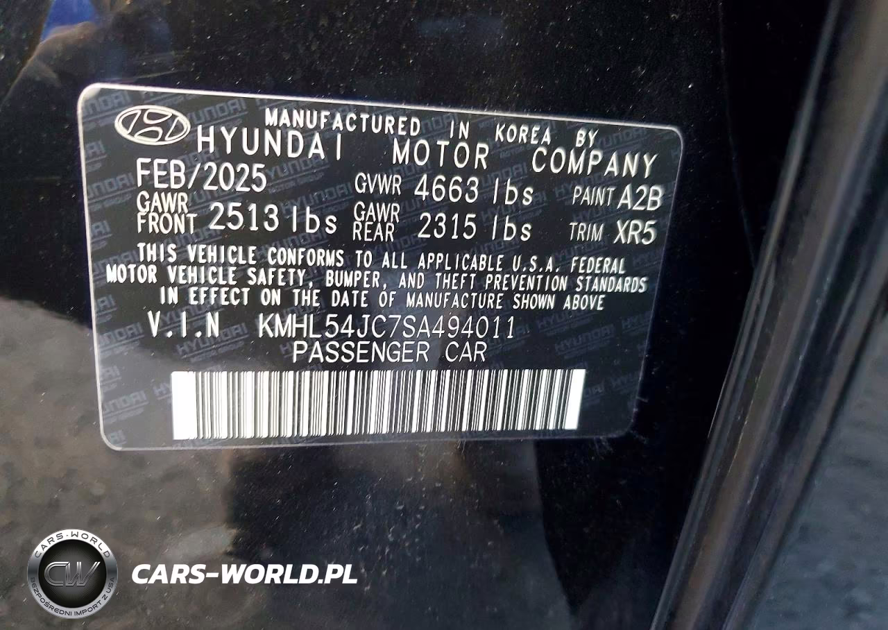 2025 Hyundai Sonata N Line VIN:KMHL54JC7SA494011 - 13