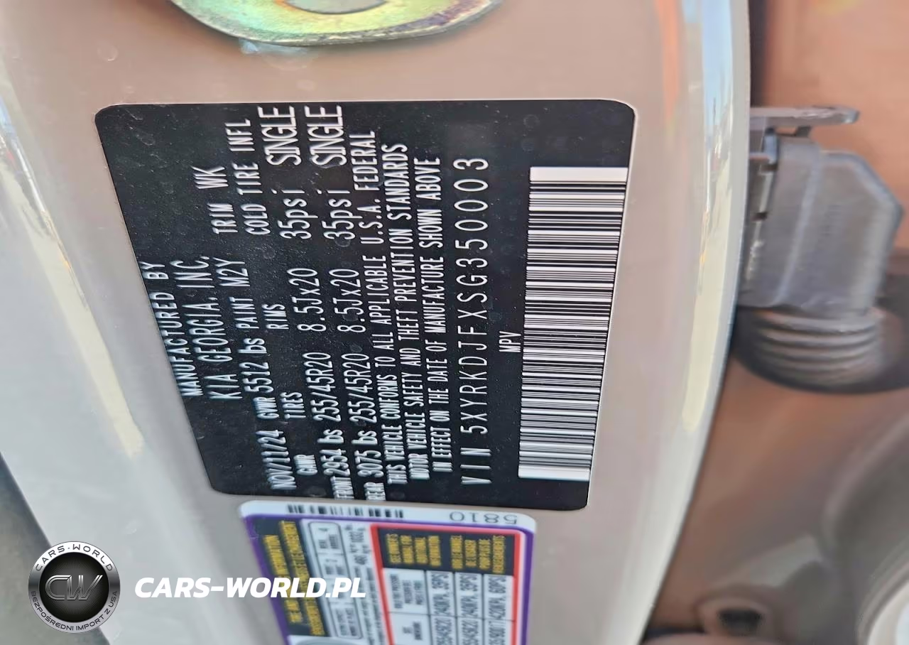 2025 Kia Sorento X-Line Sx VIN:5XYRKDJFXSG350003 - 14