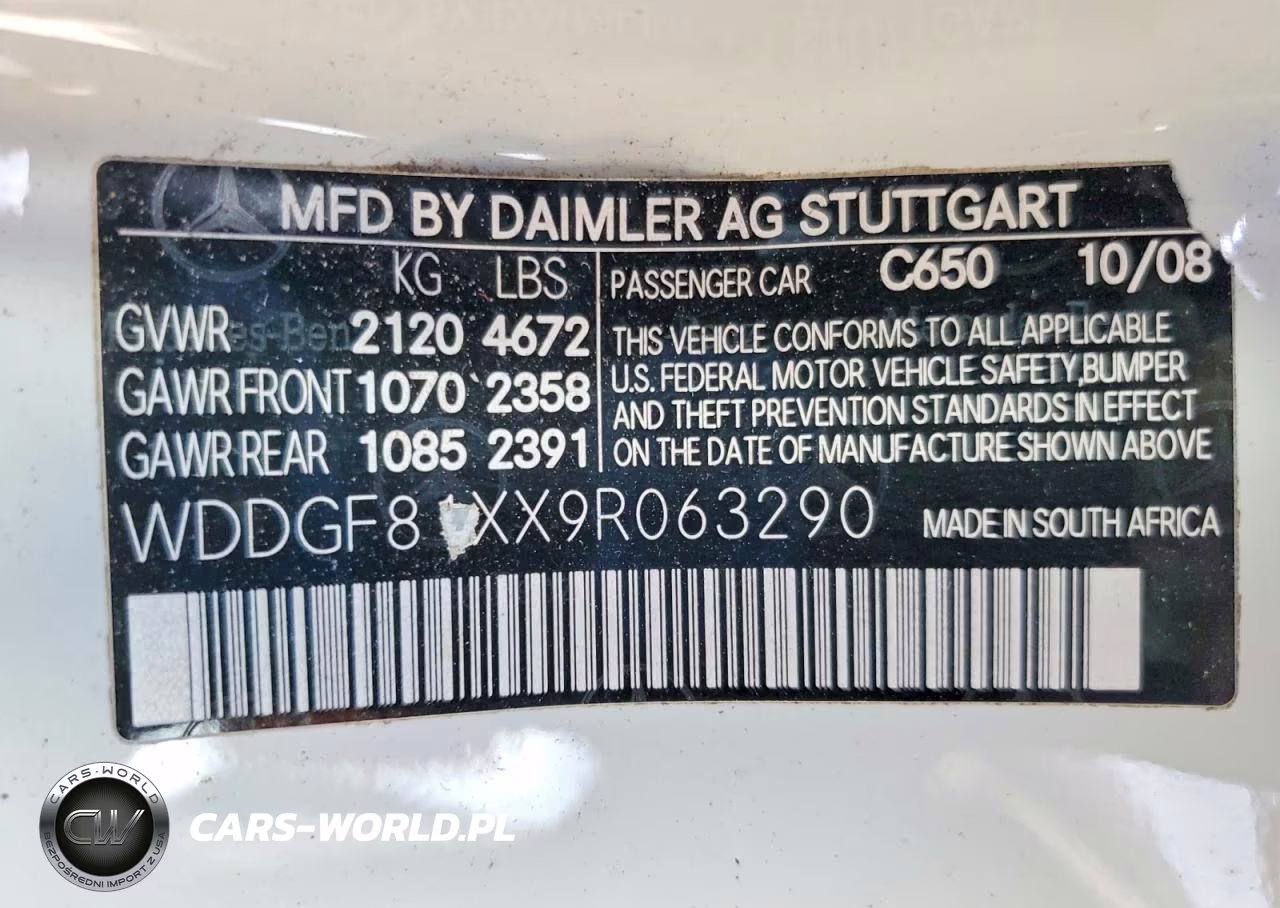 2009 Mercedes-Benz C 300 4Matic VIN:WDDGF81XX9R063290 - 12