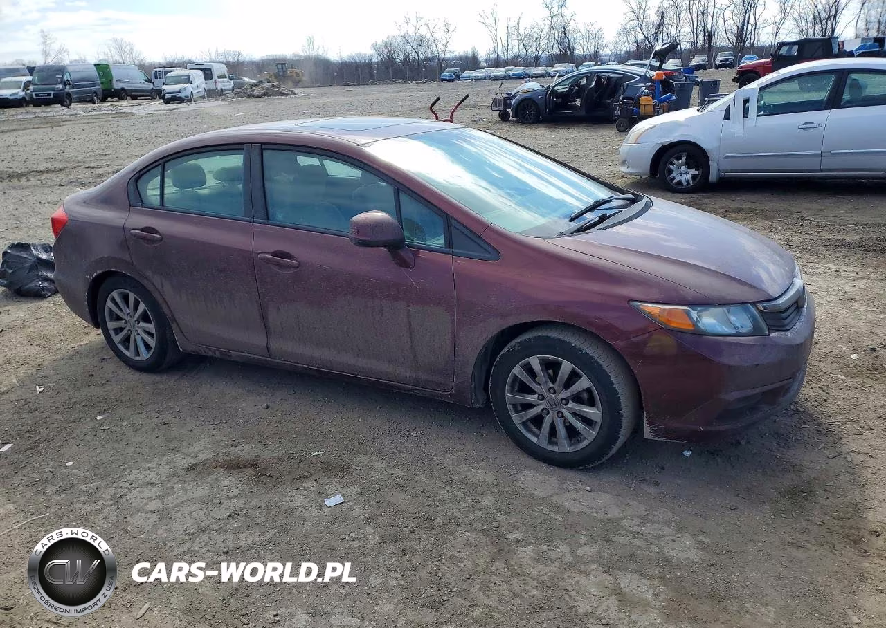 2012 Honda Civic Ex VIN:2HGFB2F81CH538849 - 4