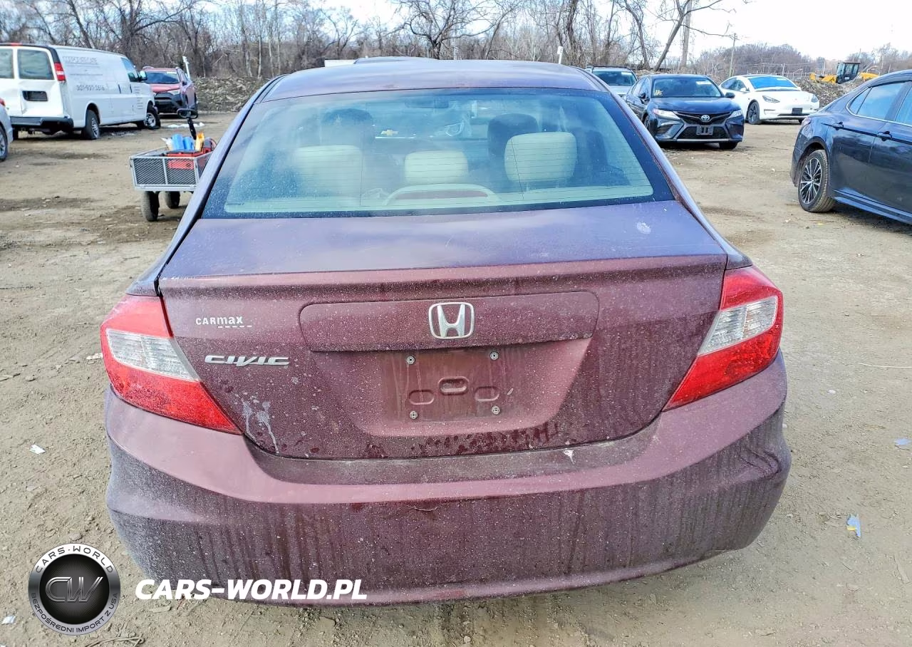 2012 Honda Civic Ex VIN:2HGFB2F81CH538849 - 6