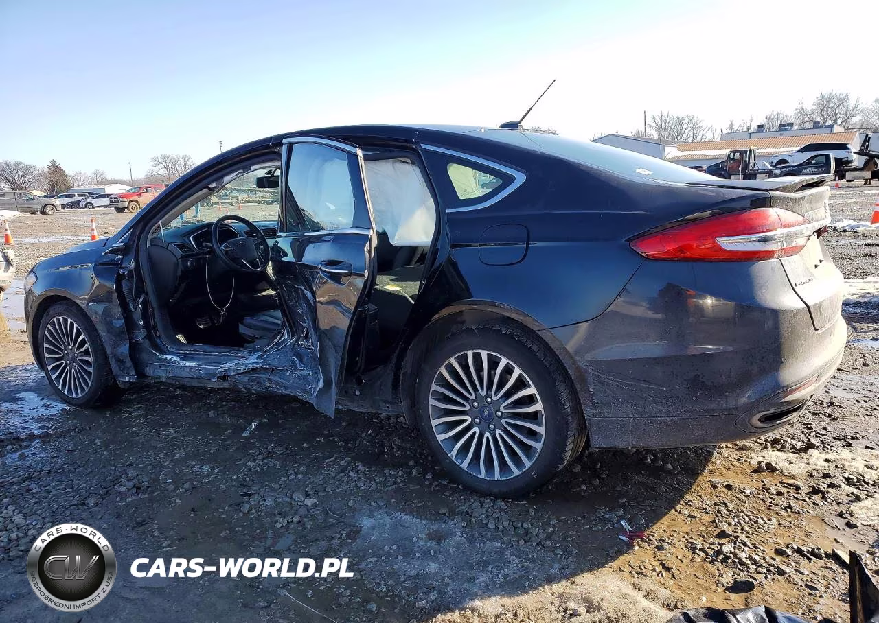 2018 Ford Fusion Titanium-Platinum VIN:3FA6P0D9XJR192419 - 2