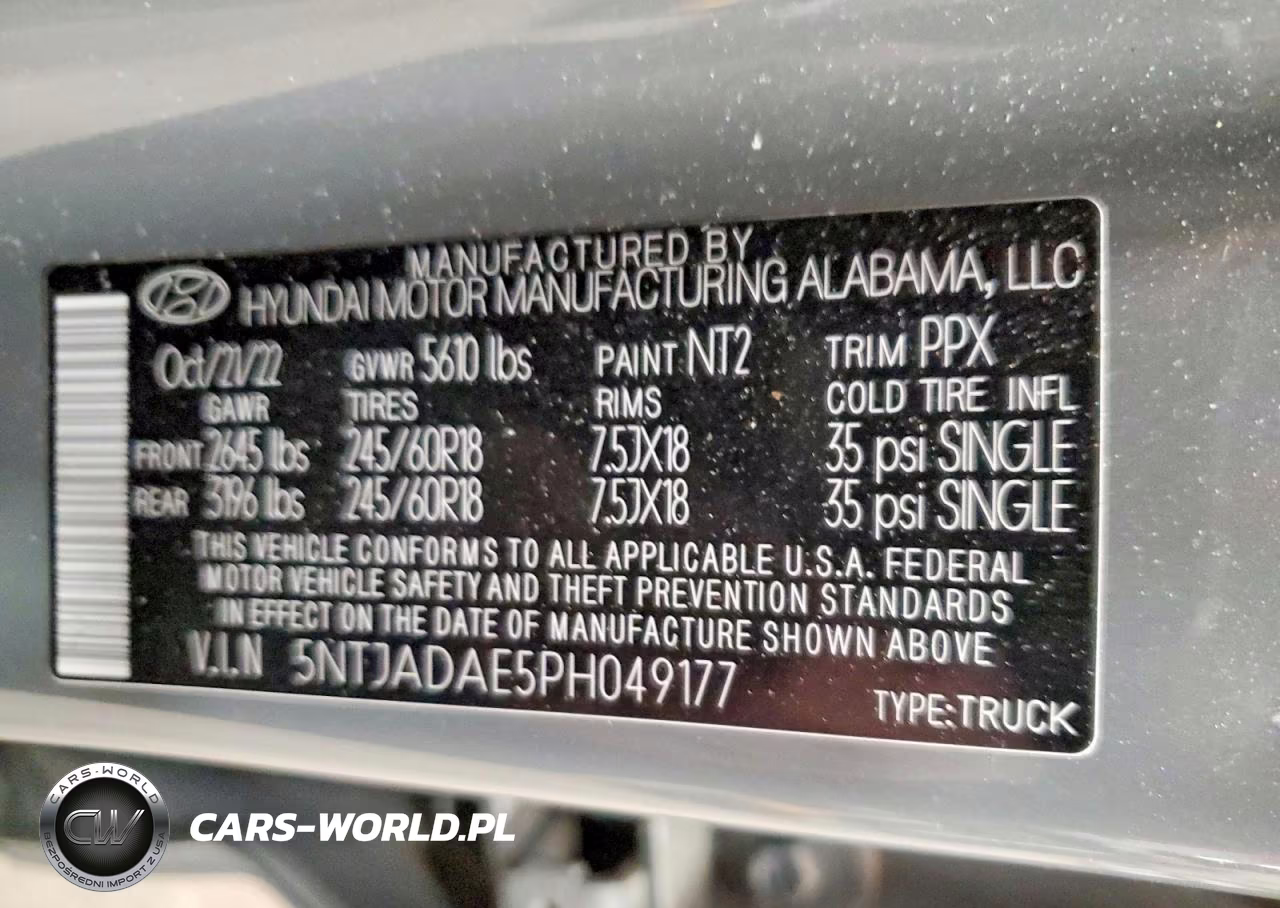 2023 Hyundai Santa Cruz Se VIN:5NTJADAE5PH049177 - 13