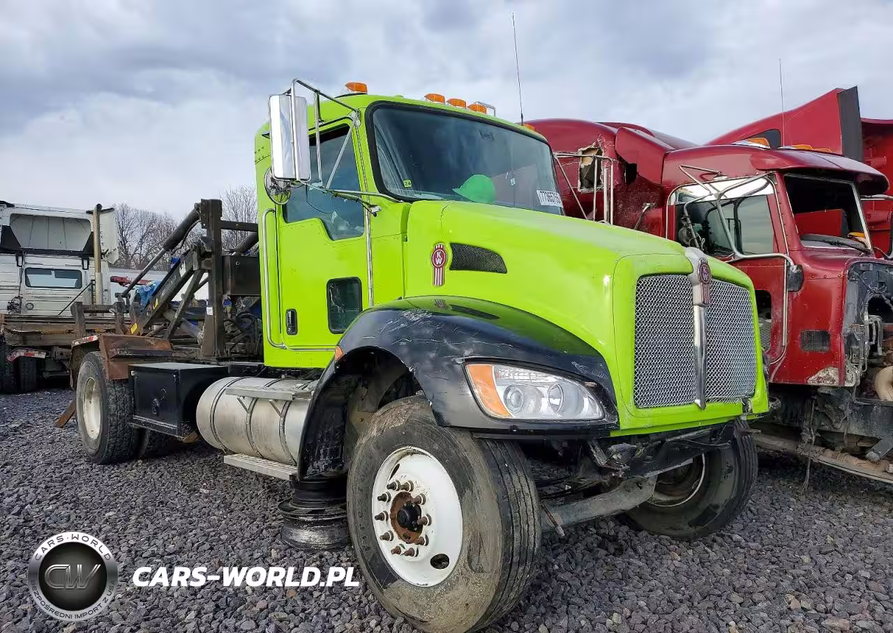 2021 Kenworth 548Ch Dumpster Carrier Truck