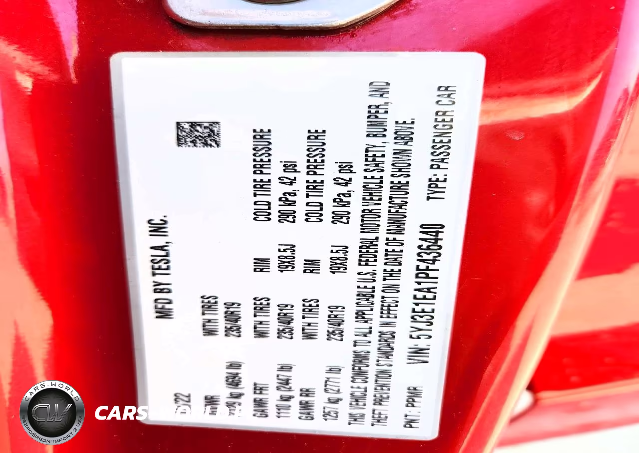 2023 Tesla Model 3 VIN:5YJ3E1EA1PF436440 - 12