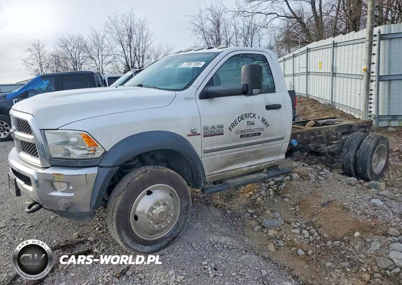 2018 Ram 5500 Truck Cab And Chassis
