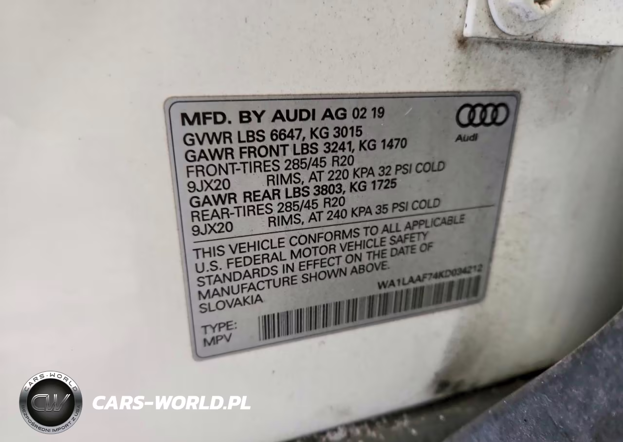 2019 Audi Q7 Premium Plus VIN:WA1LAAF74KD034212 - 13