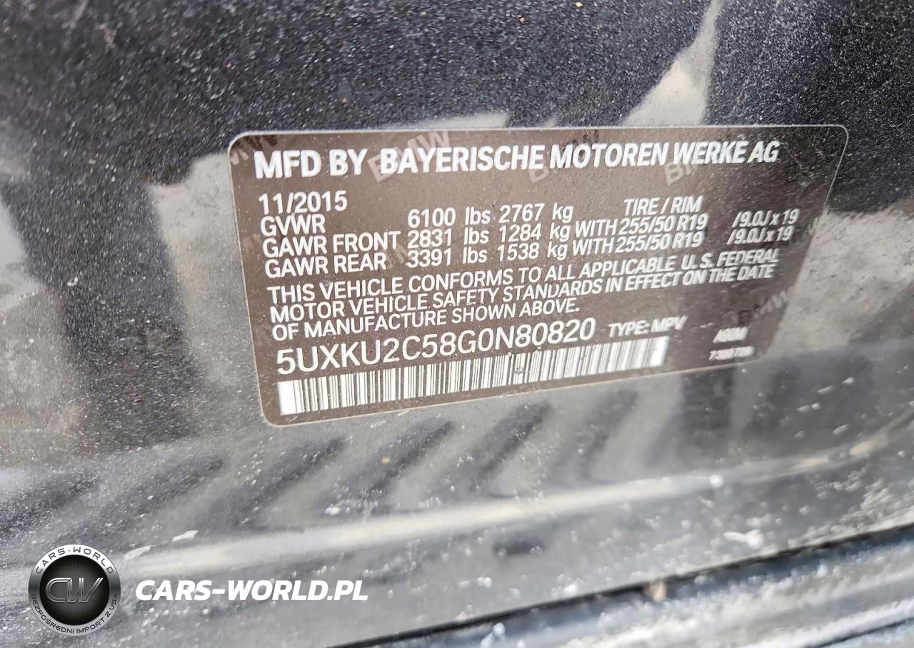 2016 BMW X6 xDrive35I VIN:5UXKU2C58G0N80820 - 13