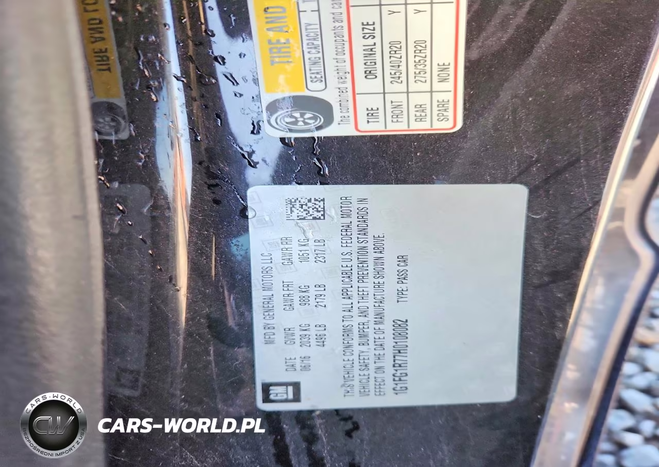 2017 Chevrolet Camaro Ss VIN:1G1FG1R77H0108082 - 12