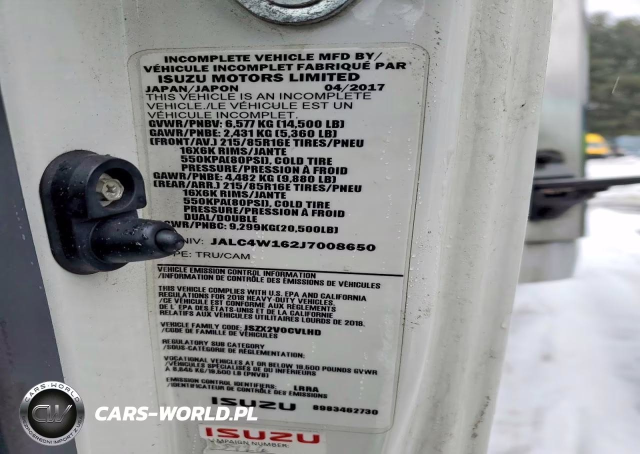 2018 Isuzu Npr Hd Refrigerated Box Truck VIN:JALC4W162J7008650 - 10