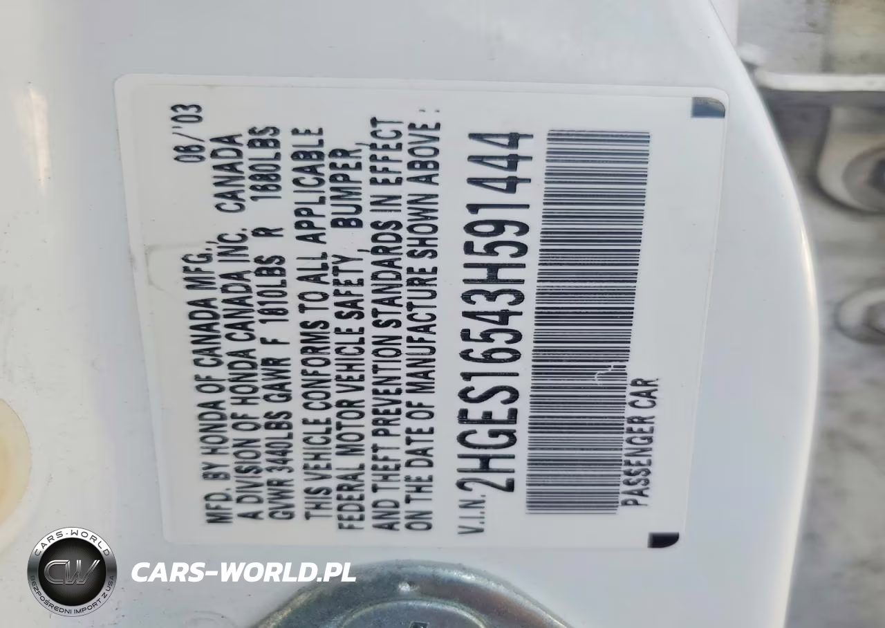2003 Honda Civic Lx VIN:2HGES16543H591444 - 13