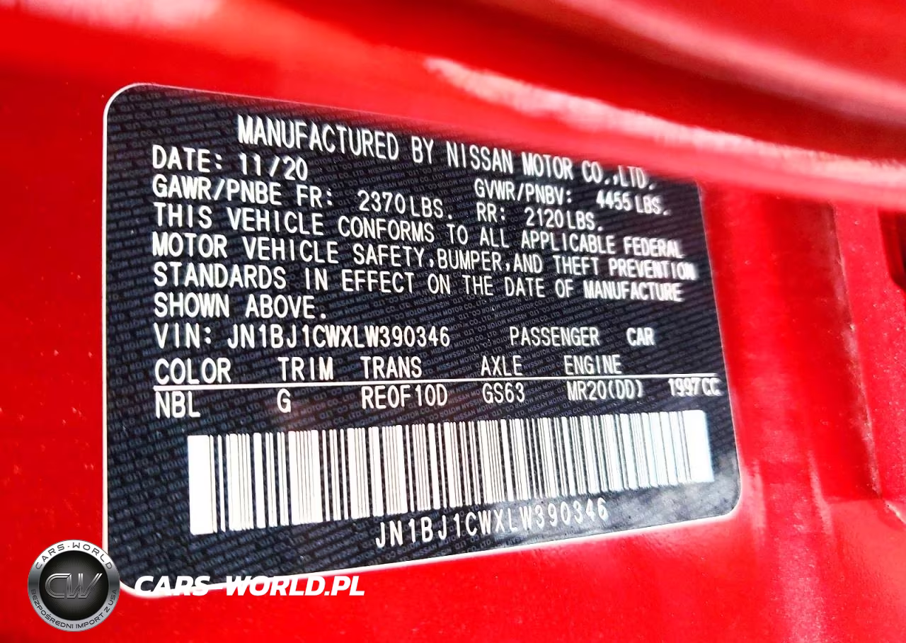 2020 Nissan Rogue Sport S VIN:JN1BJ1CWXLW390346 - 13