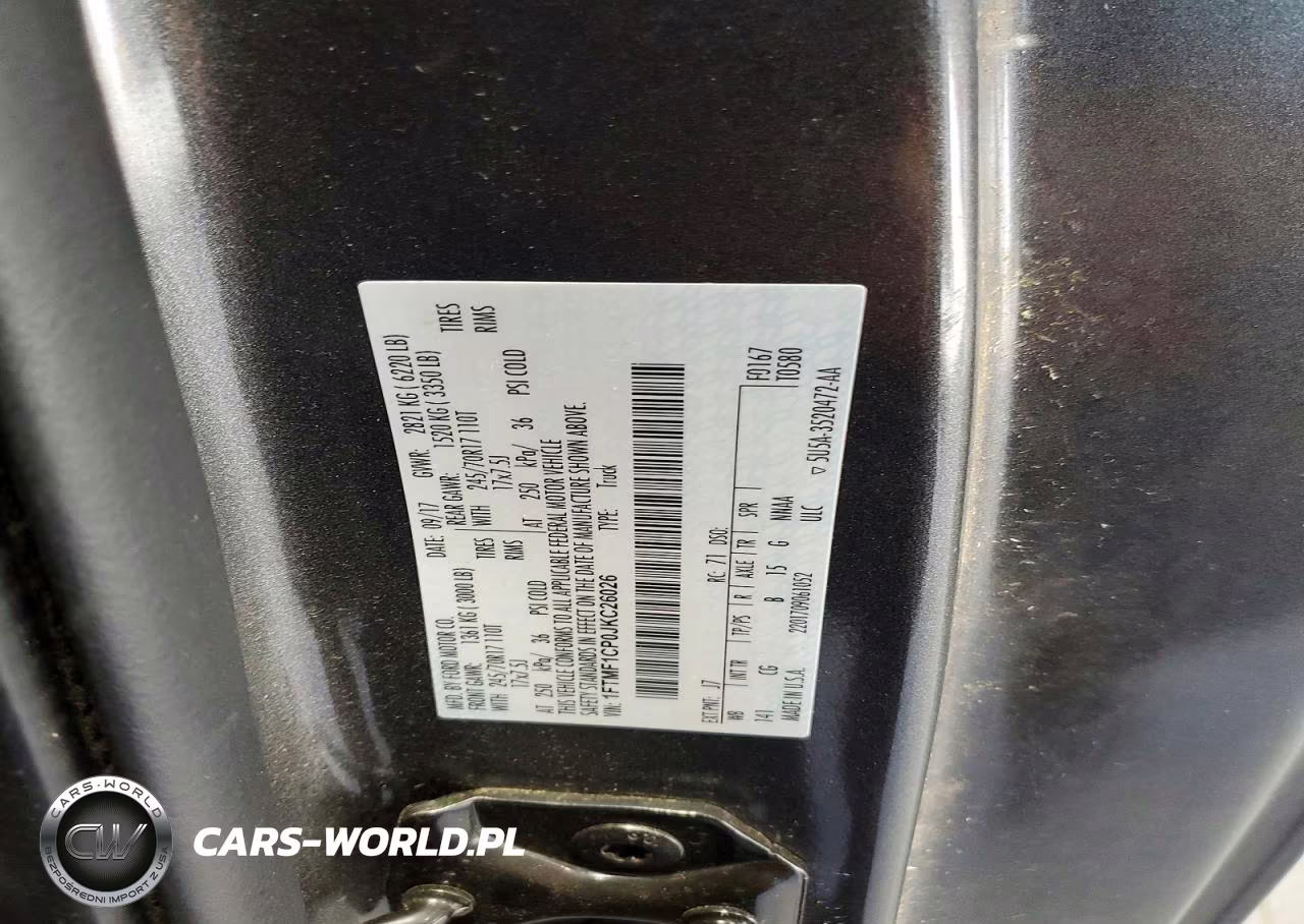2018 Ford F150 VIN:1FTMF1CP0JKC26026 - 12