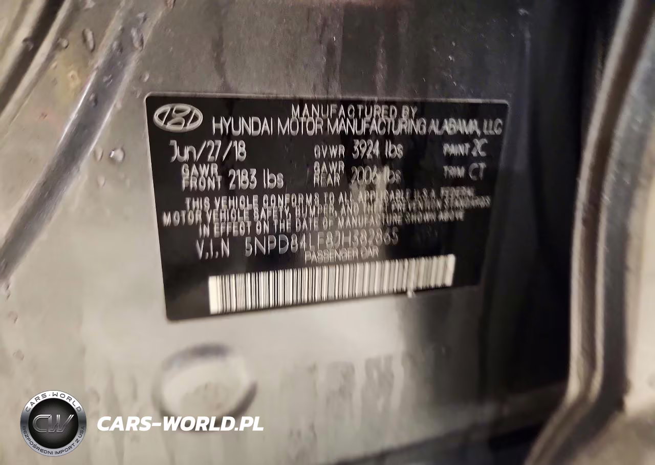2018 Hyundai Elantra Sel VIN:5NPD84LF8JH382865 - 13