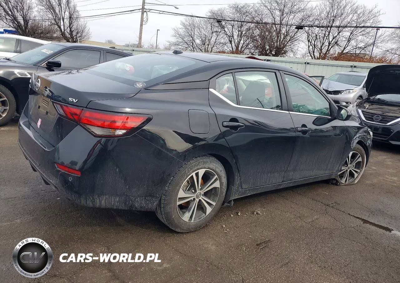 2022 Nissan Sentra Sv VIN:3N1AB8CV2NY256791 - 3