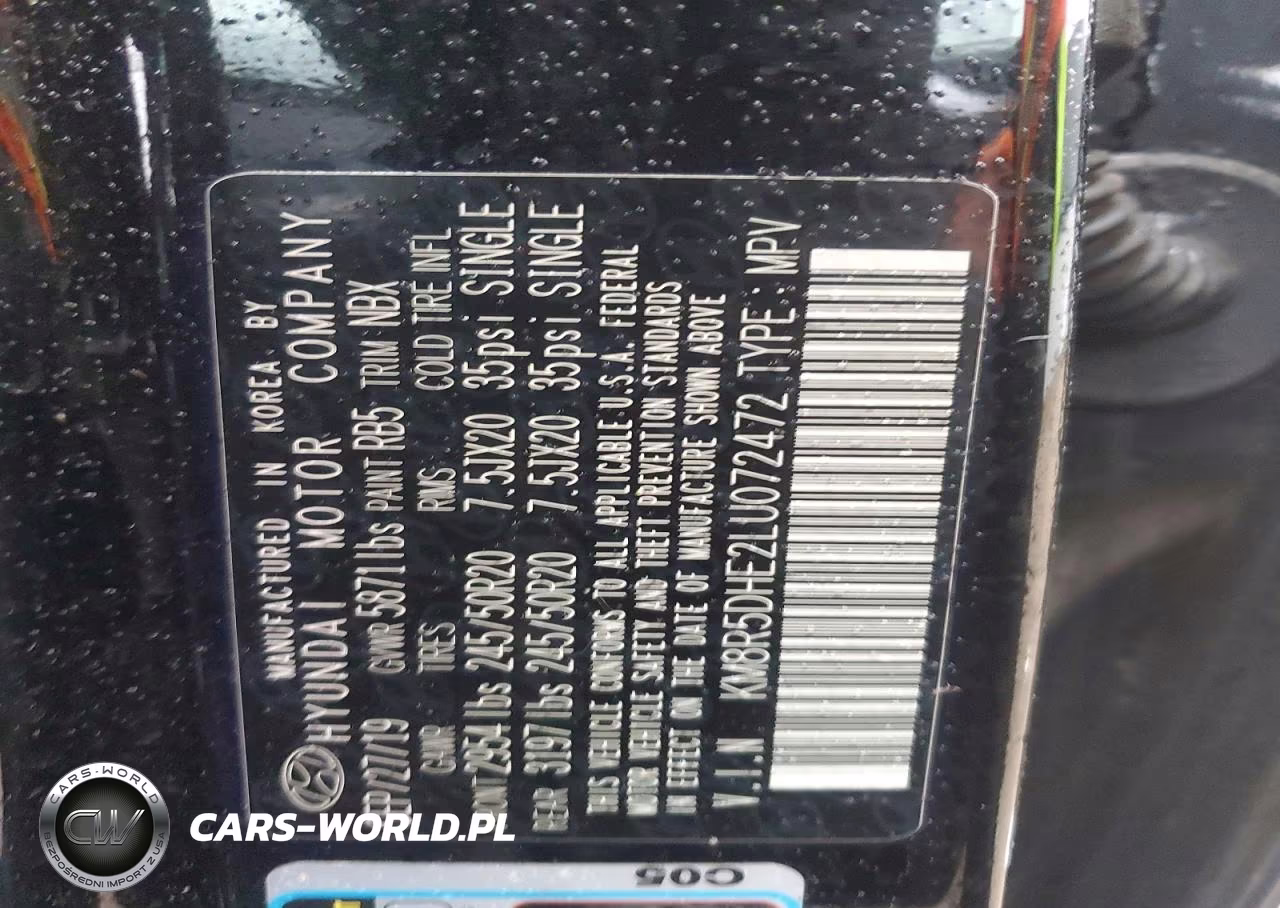 2020 Hyundai Palisade Limited VIN:KM8R5DHE2LU072472 - 13