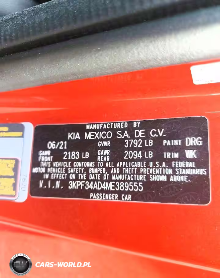 2021 Kia Forte VIN:3KPF34AD4ME389555 - 12