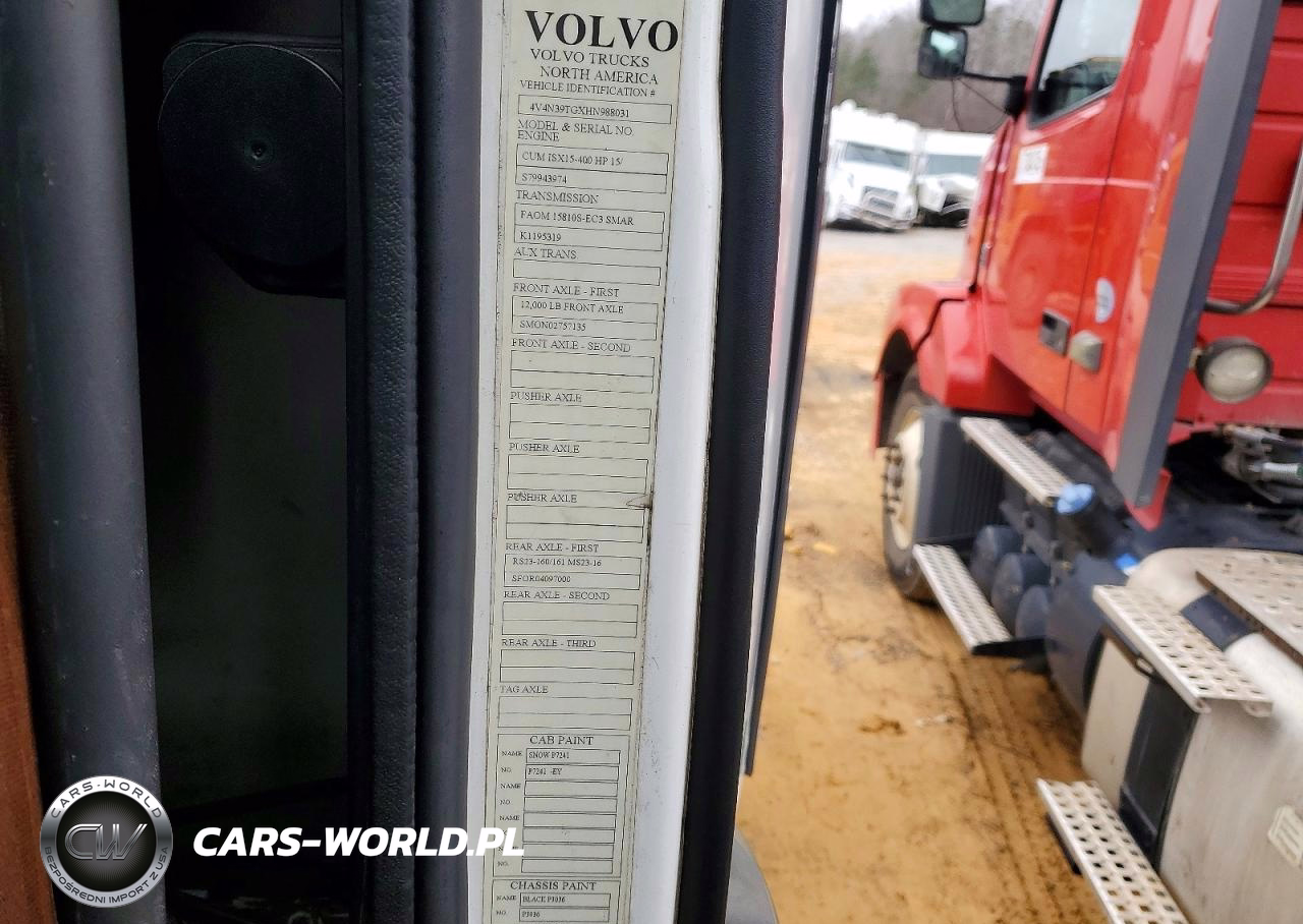 2017 Volvo Vnl Semi Truck VIN:4V4N39TGXHN988031 - 10