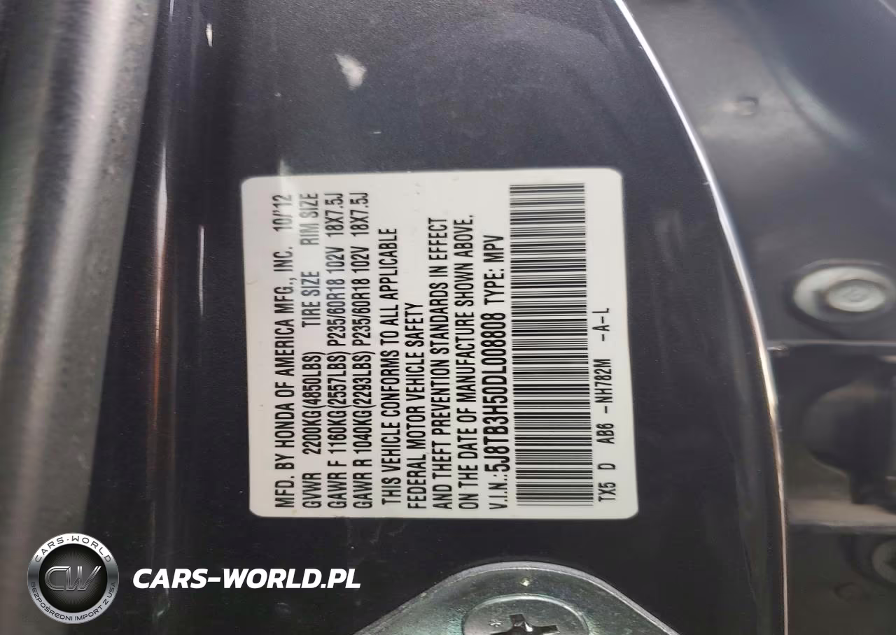 2013 Acura Rdx Technology VIN:5J8TB3H50DL008808 - 14