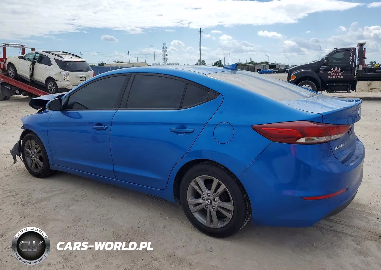 2017 Hyundai Elantra Se VIN:KMHD84LF2HU407013 - 2