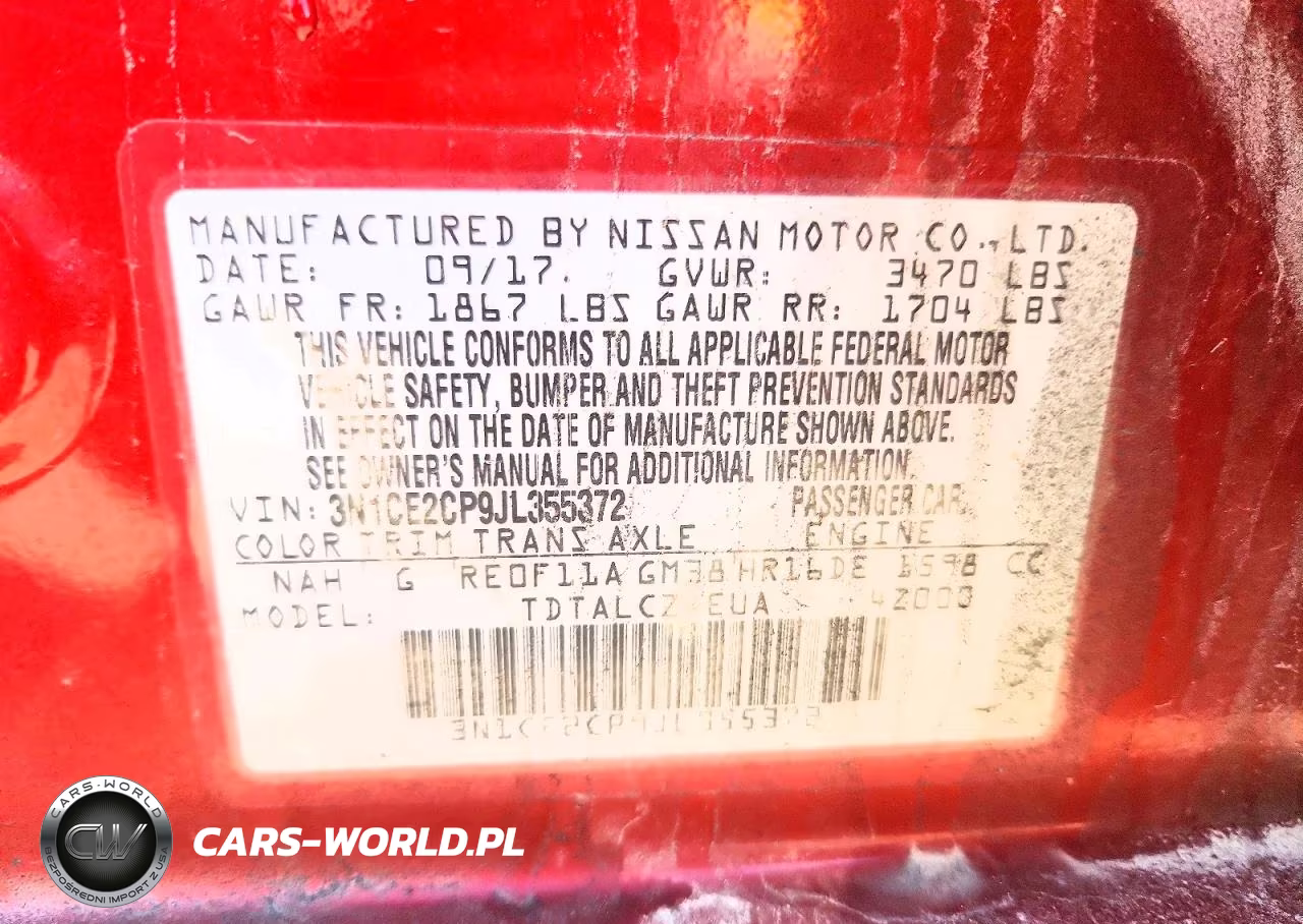 2018 Nissan Versa Note S VIN:3N1CE2CP9JL355372 - 12