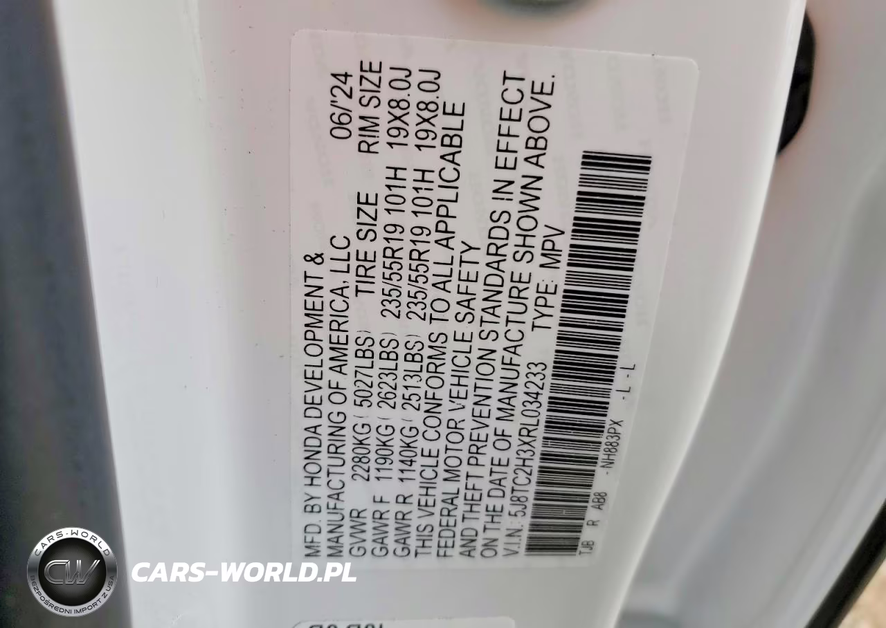 2024 Acura Rdx VIN:5J8TC2H3XRL034233 - 13