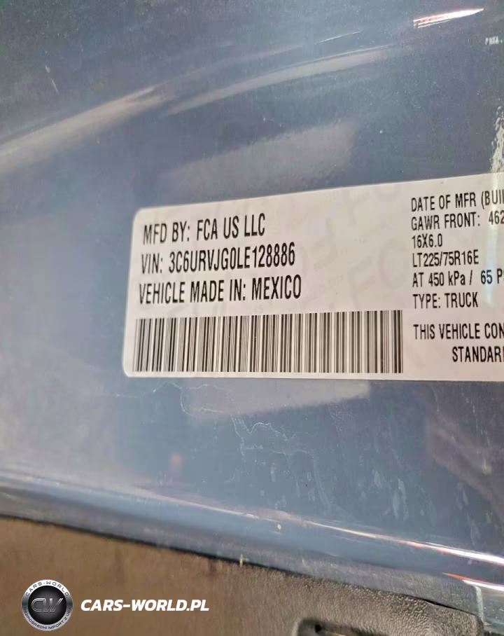 2020 Ram Promaster 3500 Delivery Van VIN:3C6URVJG0LE128886 - 14