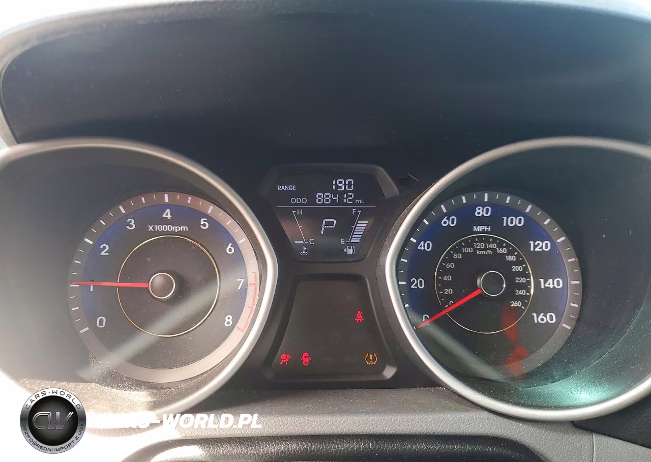 2013 Hyundai Elantra Gls VIN:KMHDH4AE0DU784816 - 9