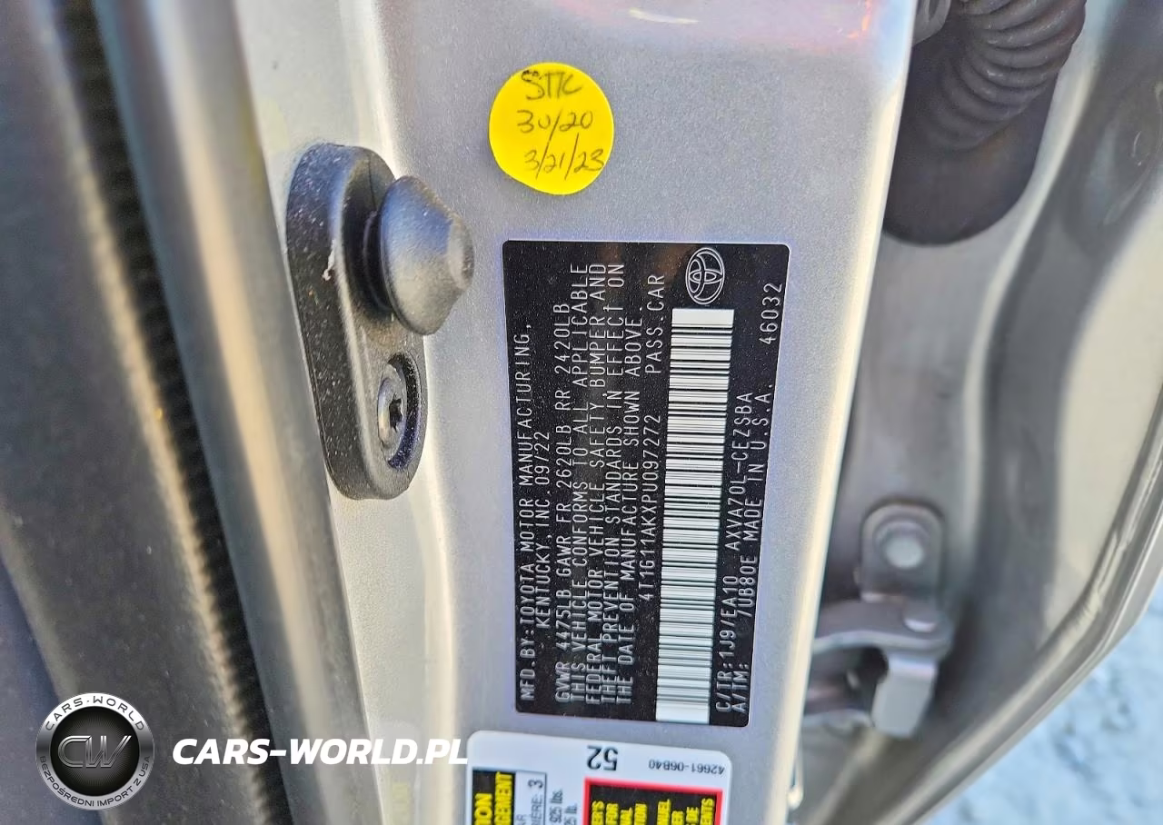 2023 Toyota Camry Se Night Shade VIN:4T1G11AKXPU097272 - 12