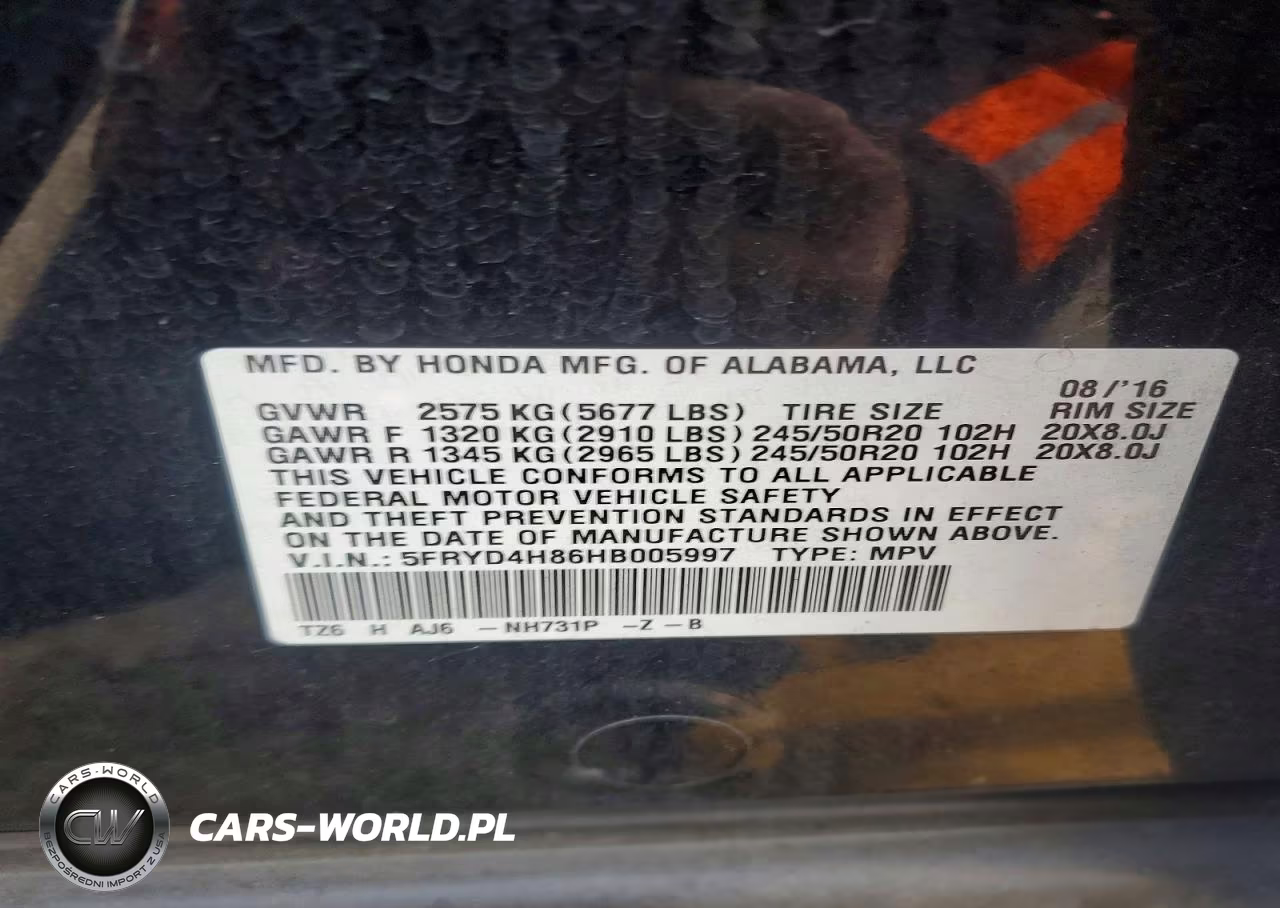 2017 Acura Mdx Advance VIN:5FRYD4H86HB005997 - 14