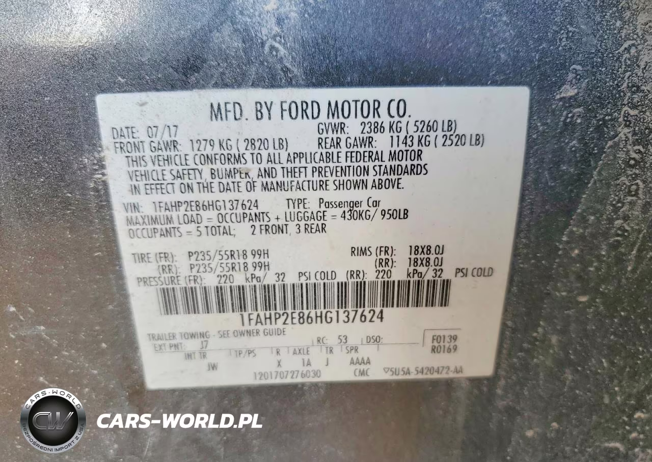 2017 Ford Taurus Sel VIN:1FAHP2E86HG137624 - 12