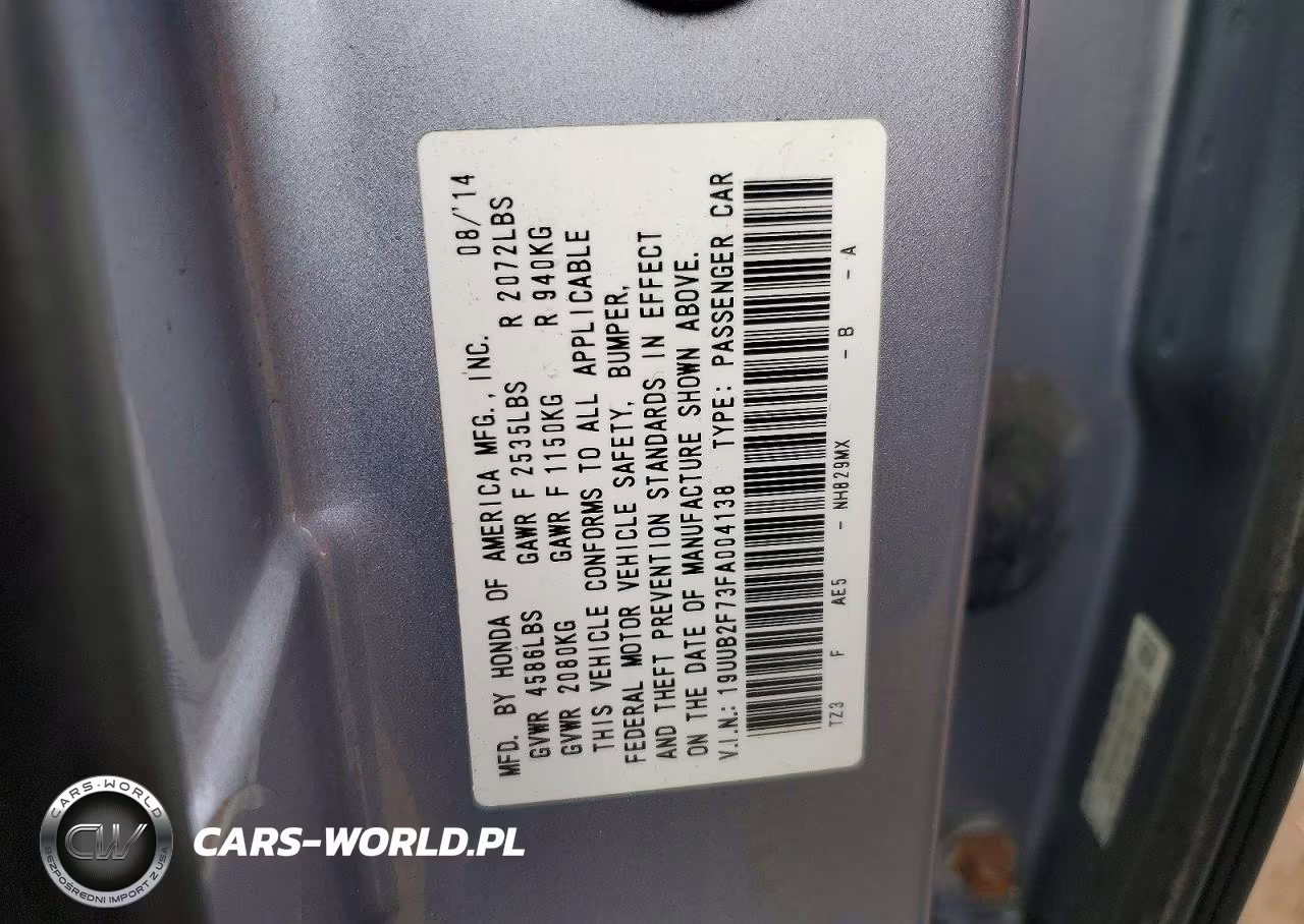 2015 Acura Tlx VIN:19UUB2F73FA004138 - 12