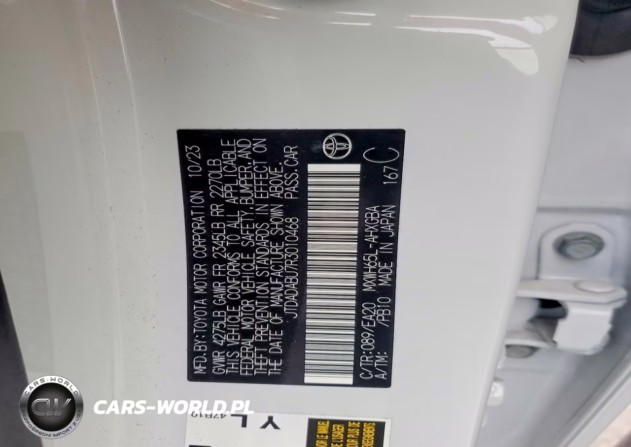 2024 Toyota Prius Le VIN:JTDADABU7R3010468 - 12