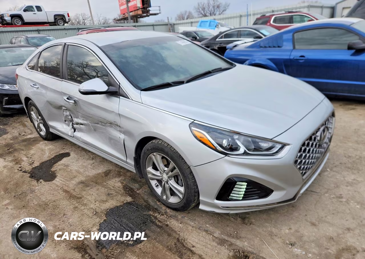 2019 Hyundai Sonata Sel VIN:5NPE34AF1KH772343 - 4